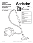 Sanitaire EUKSC3700 Use and Care Manual