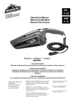 Vacmaster AA12V1 0901 Use and Care Manual