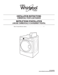 Whirlpool CHW9050AW Installation Guide