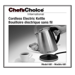 Chef'sChoice 6810001 Use and Care Manual