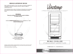 Vinotemp International VT-28-2Z-SSDST Use and Care Manual