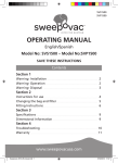 Sweepovac SVS1500 Installation Guide