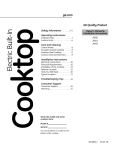 GE JP201CBSS Use and Care Manual