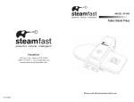 SteamFast SP-660WH Use and Care Manual