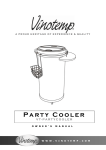 Vinotemp VT-PARTYCOOLER Use and Care Manual