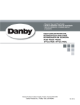 Danby DFF123C1WDB Use and Care Manual