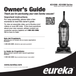 Eureka AS1092A Use and Care Manual