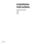 GE PVB98DTBB Instructions / Assembly