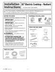 GE CP9530SJSS Instructions / Assembly