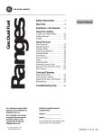 GE P2B940SEJSS Use and Care Manual