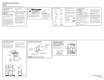 GE P2B940SEJSS Instructions / Assembly