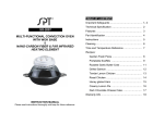 SPT SO-2007 Use and Care Manual