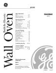 GE JRP20WJWW Use and Care Manual