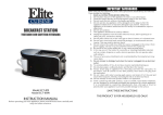 Elite ECT-819R Use and Care Manual