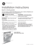 Hotpoint HDA2160HSS Installation Guide