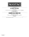 Maytag MGT8820DS Use and Care Manual