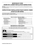 Whirlpool WMC10007AB Instructions / Assembly