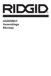RIDGID WD6425 Instructions / Assembly