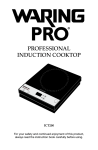 Waring Pro ICT200 Use and Care Manual