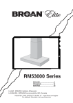 Broan RM503601 Instructions / Assembly