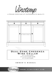 Vinotemp VT-CAVA2E Use and Care Manual