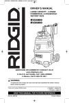 RIDGID RV2400A Instructions / Assembly