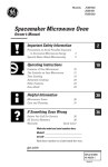 GE JNM3151DFWW Use and Care Manual