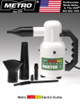MetroVac ED-500-220V Use and Care Manual