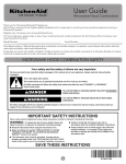 KitchenAid KMHS120EBL Use and Care Manual