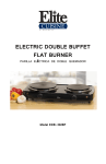 Elite EDB-302F Use and Care Manual