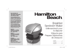 Hamilton Beach 25475 Use and Care Manual