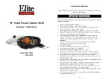 Elite EMG-980B Use and Care Manual