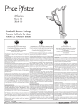 Pfister 016-HH5K Installation Guide