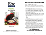 Elite EQD-118 Use and Care Manual