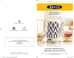 Bella BLA13724 Use and Care Manual