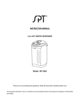 none SP-3202 Use and Care Manual