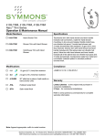Symmons 4103 Installation Guide