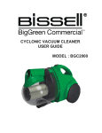 Bissell BGC2000 Use and Care Manual