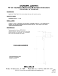 Speakman VS-123 Instructions / Assembly