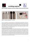 No Drilling Required GB32018-SS-NDR Use and Care Manual
