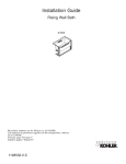 KOHLER K-1913-R-96 Installation Guide