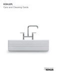 KOHLER K-45425-CP Use and Care Manual