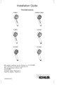 KOHLER K-8501-CP Installation Guide