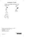 KOHLER K-T10581-4-CP Installation Guide