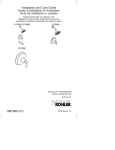 KOHLER K-T10581-4-AF Installation Guide