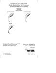 KOHLER K-45425-2BZ Installation Guide