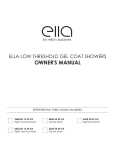 Ella 6032 SH IS 3P 4.0 R-WH SP36 Use and Care Manual