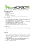 Ekena Millwork MOC02X02LY Installation Guide