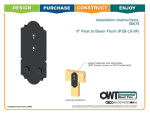 OWT Ornamental Wood Ties 56676 Installation Guide