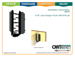 OWT Ornamental Wood Ties 56670 Installation Guide